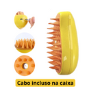 Escova a Vapor Recarregável para Pets
