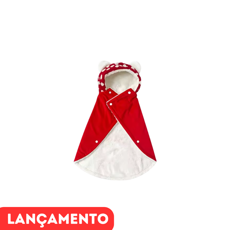 Cobertor Quentinho com Capuz para Cães