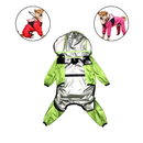 Jaqueta de Chuva Impermeável com Visor para Cães