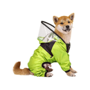 Jaqueta de Chuva Impermeável com Visor para Cães