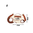 Mochila de Ombro de Couro para Cães