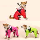 Jaqueta de Chuva Impermeável com Visor para Cães