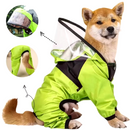 Jaqueta de Chuva Impermeável com Visor para Cães