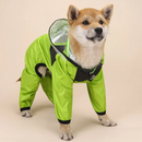 Jaqueta de Chuva Impermeável com Visor para Cães