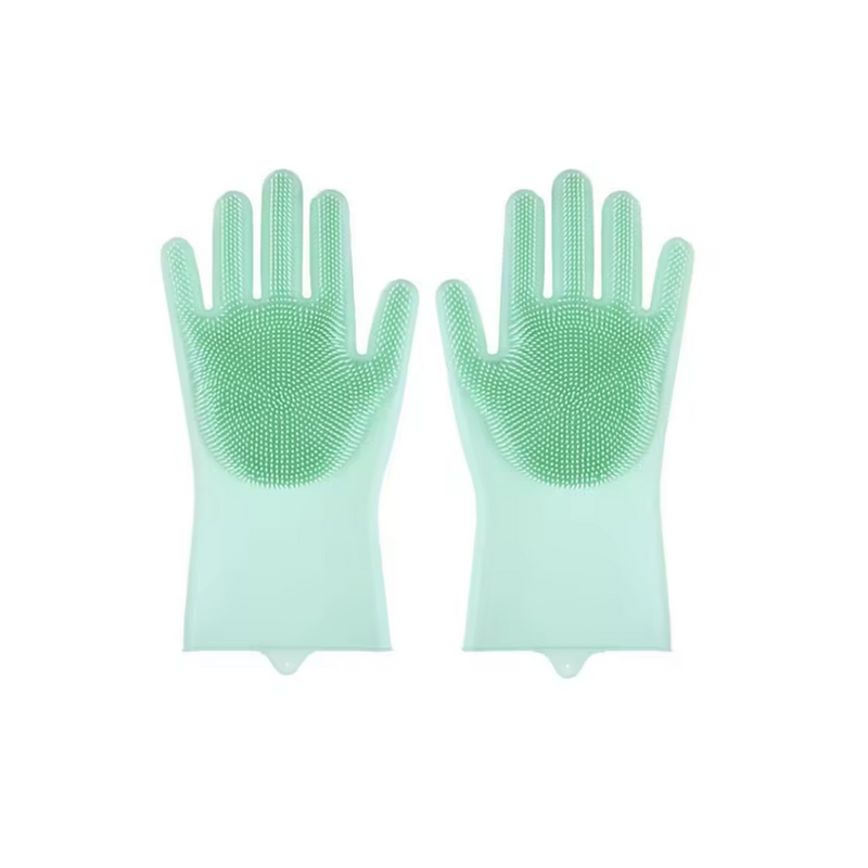 Luvas de Silicone para Banho