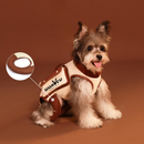 Mochila de Ombro de Couro para Cães