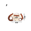 Mochila de Ombro de Couro para Cães