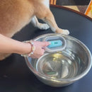 Escova Multifuncional com Água para Cães