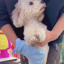 Luva de Microfibra para Banhos em Cães