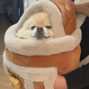 Mochila de Pelúcia para Transporte de Cães