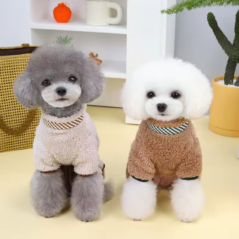 Roupinha de Pelúcia Quentinha para Cães
